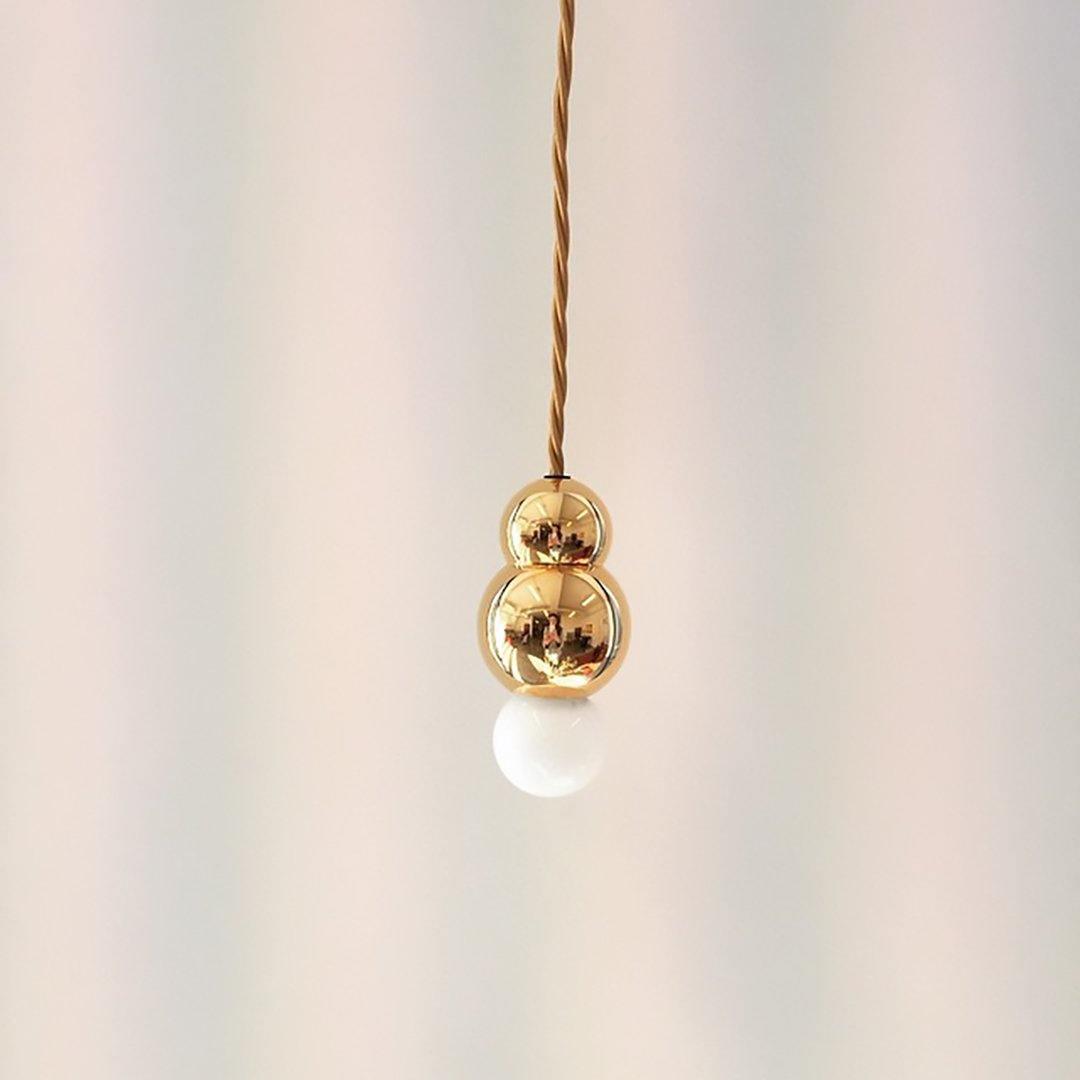 Nútímalegur glerhengilampi Bubbly