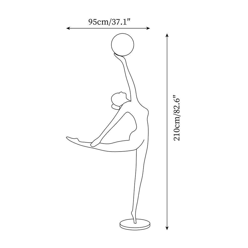 Ballerina golvlampa