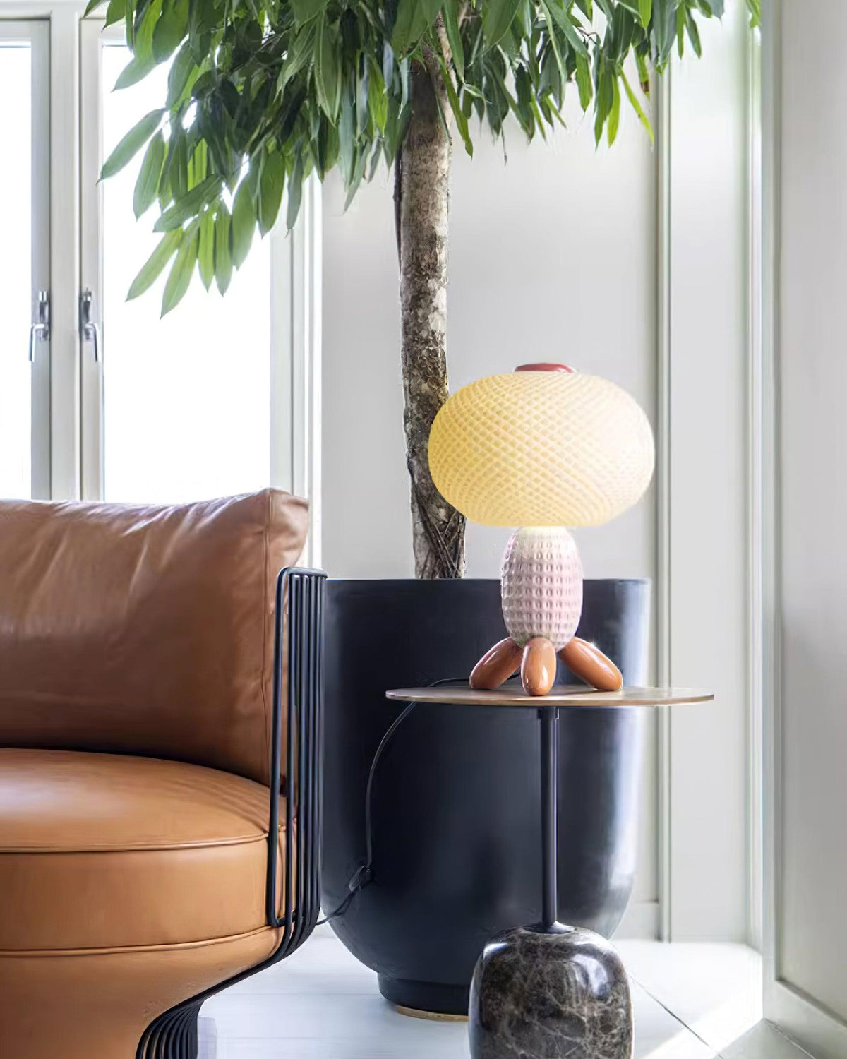 Eirarielle moderne bordlampe i glas