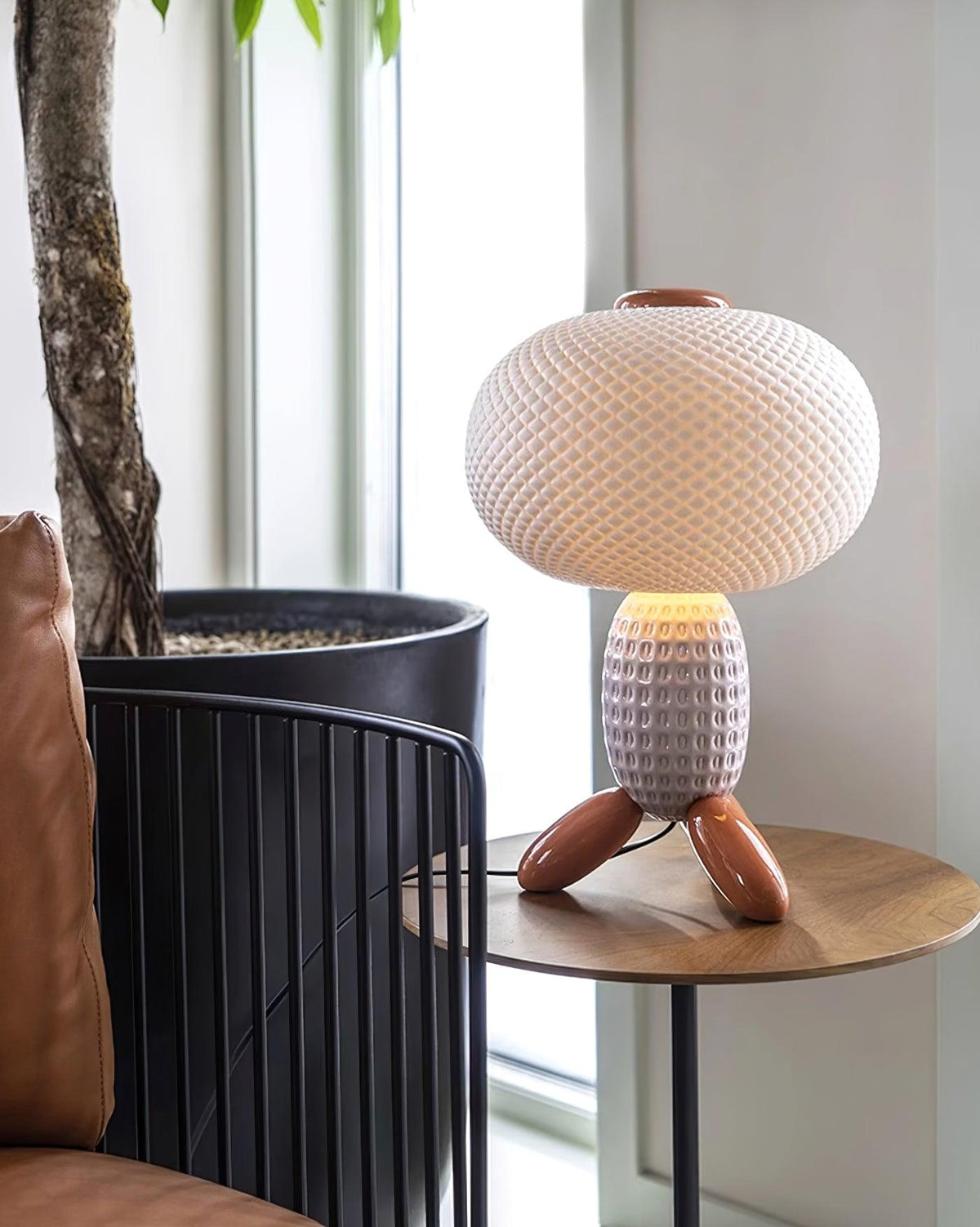 Eirarielle moderne bordlampe i glas