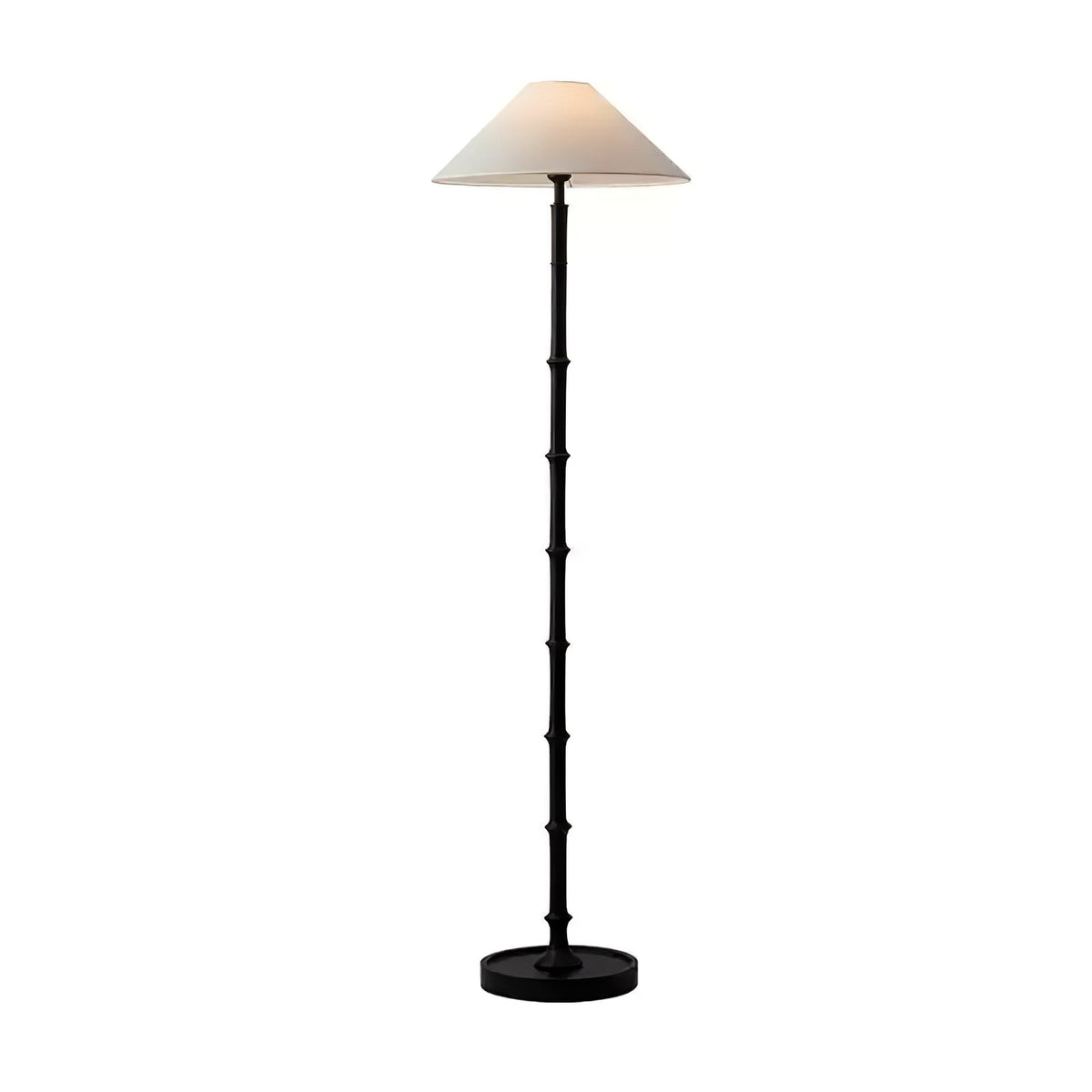 Zen golvlampa med bambuknut