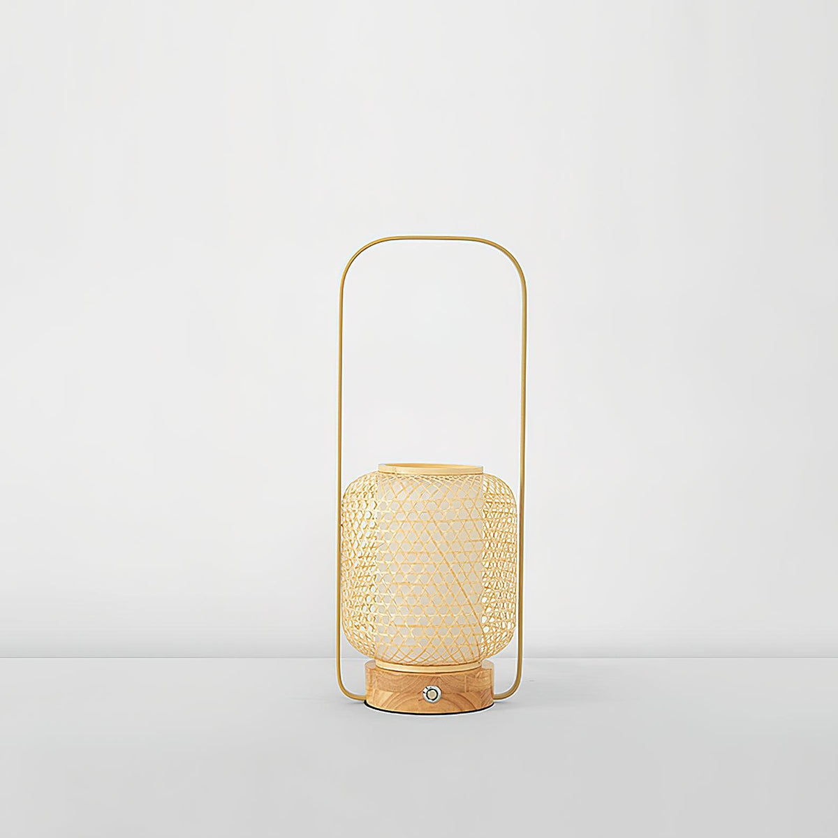 Candeeiro de mesa Orbituse retro em madeira