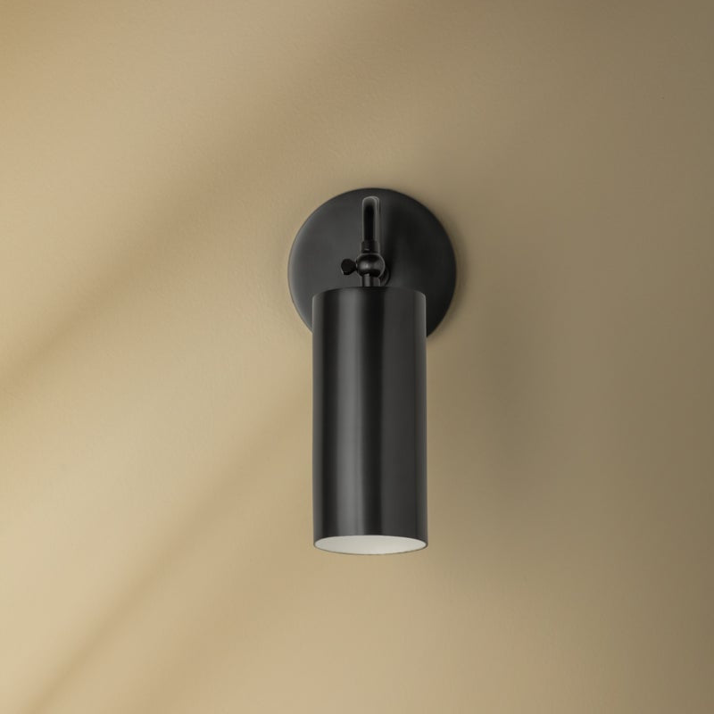 Candeeiro de parede moderno minimalista de tecido e metal Vatnuvyu