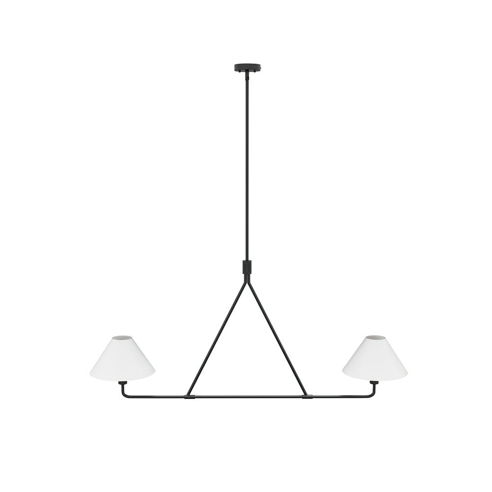 Candelabro de vaso com cúpula cónica, minimalista