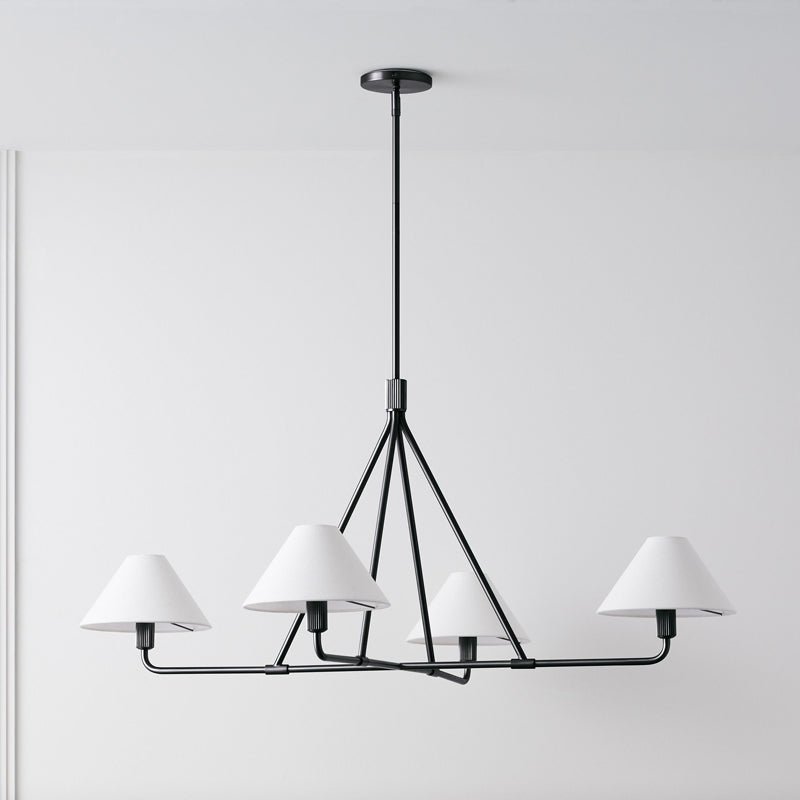 Candelabro de vaso com cúpula cónica, minimalista