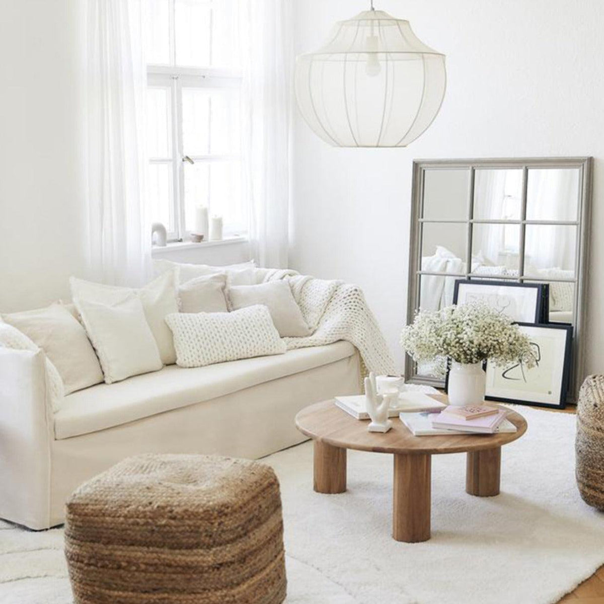 Frigen pendellampa i exklusivt mesh-tyg Elegance