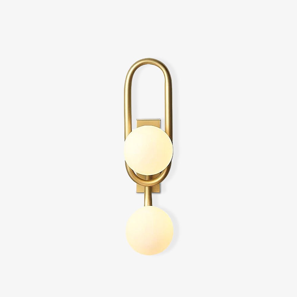 Alphaia moderne minimalistisk væglampe i glas