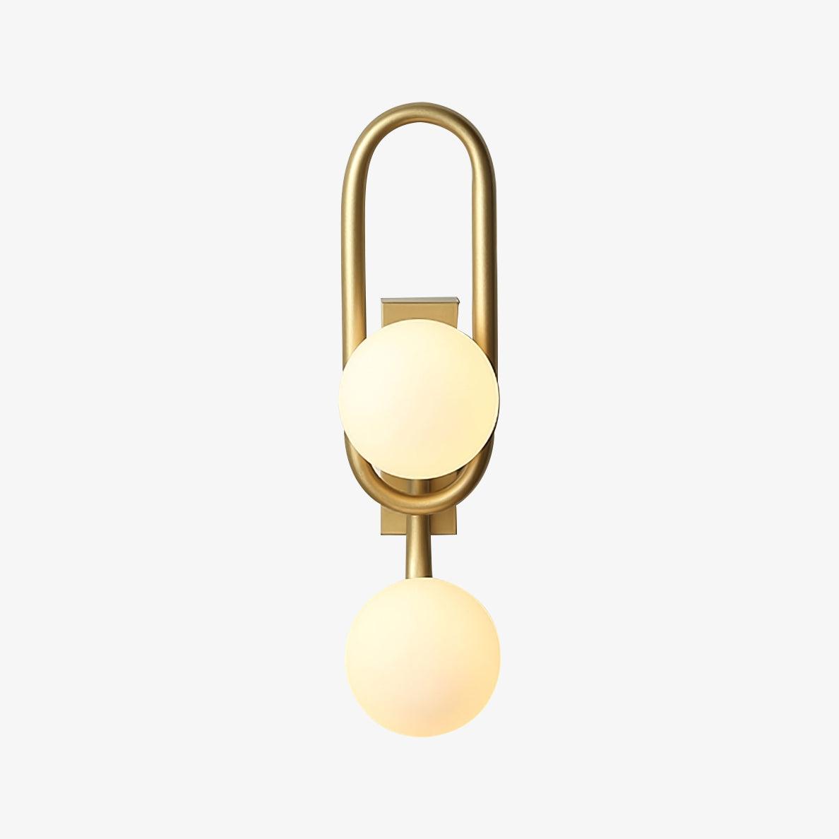 Alphaia moderne minimalistisk væglampe i glas