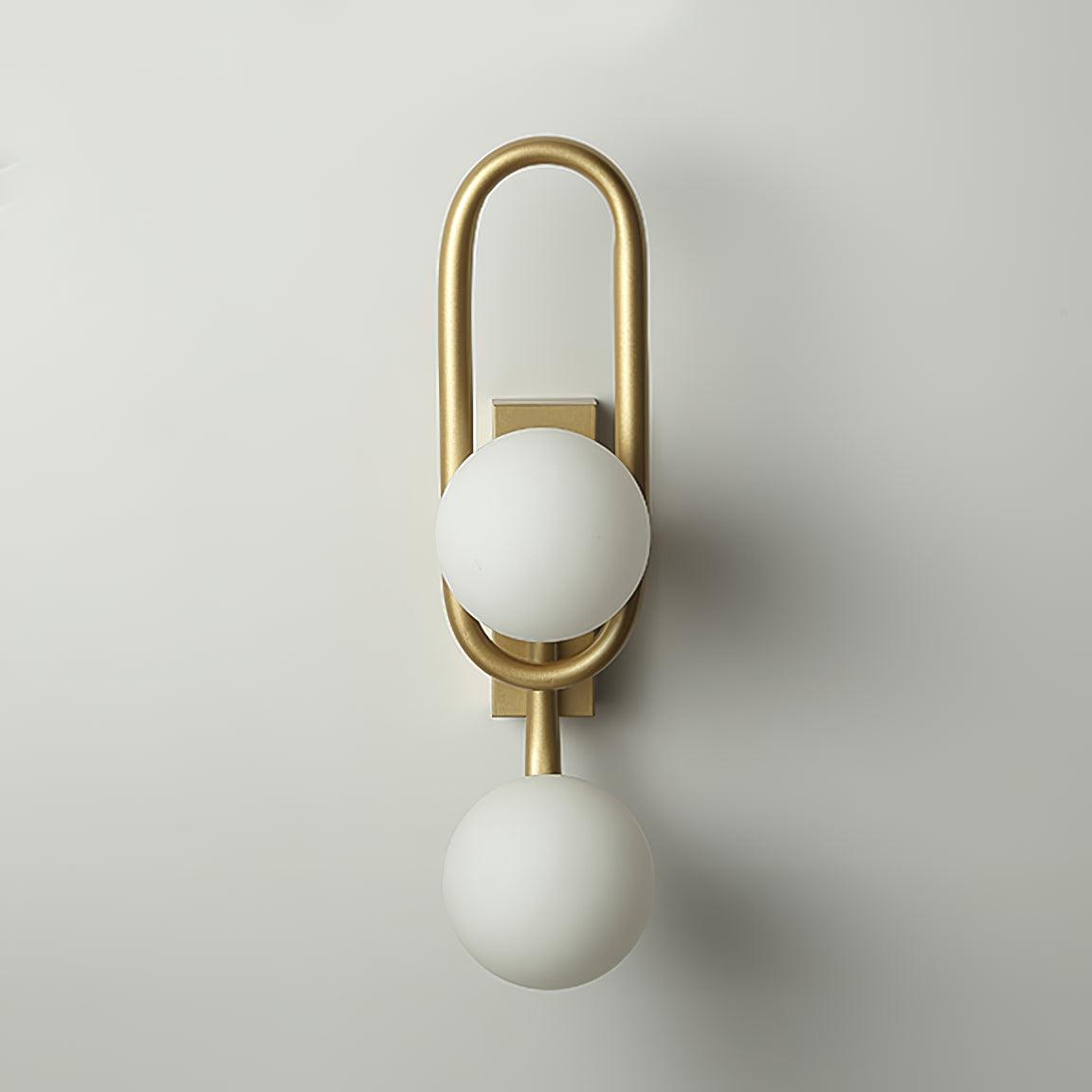 Alphaia moderne minimalistisk væglampe i glas