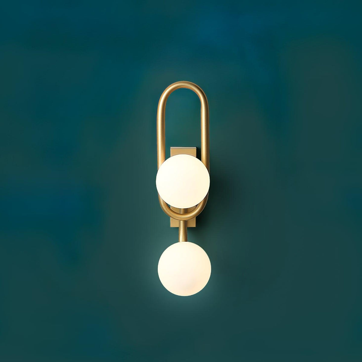 Alphaia moderne minimalistisk væglampe i glas
