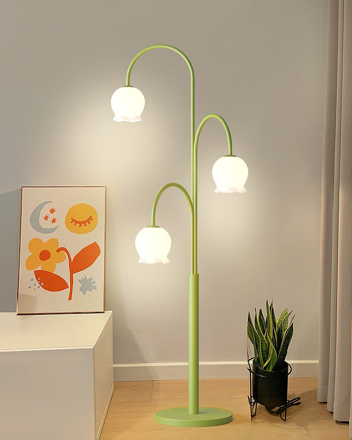 Candeeiro de pé Lilic Orchid