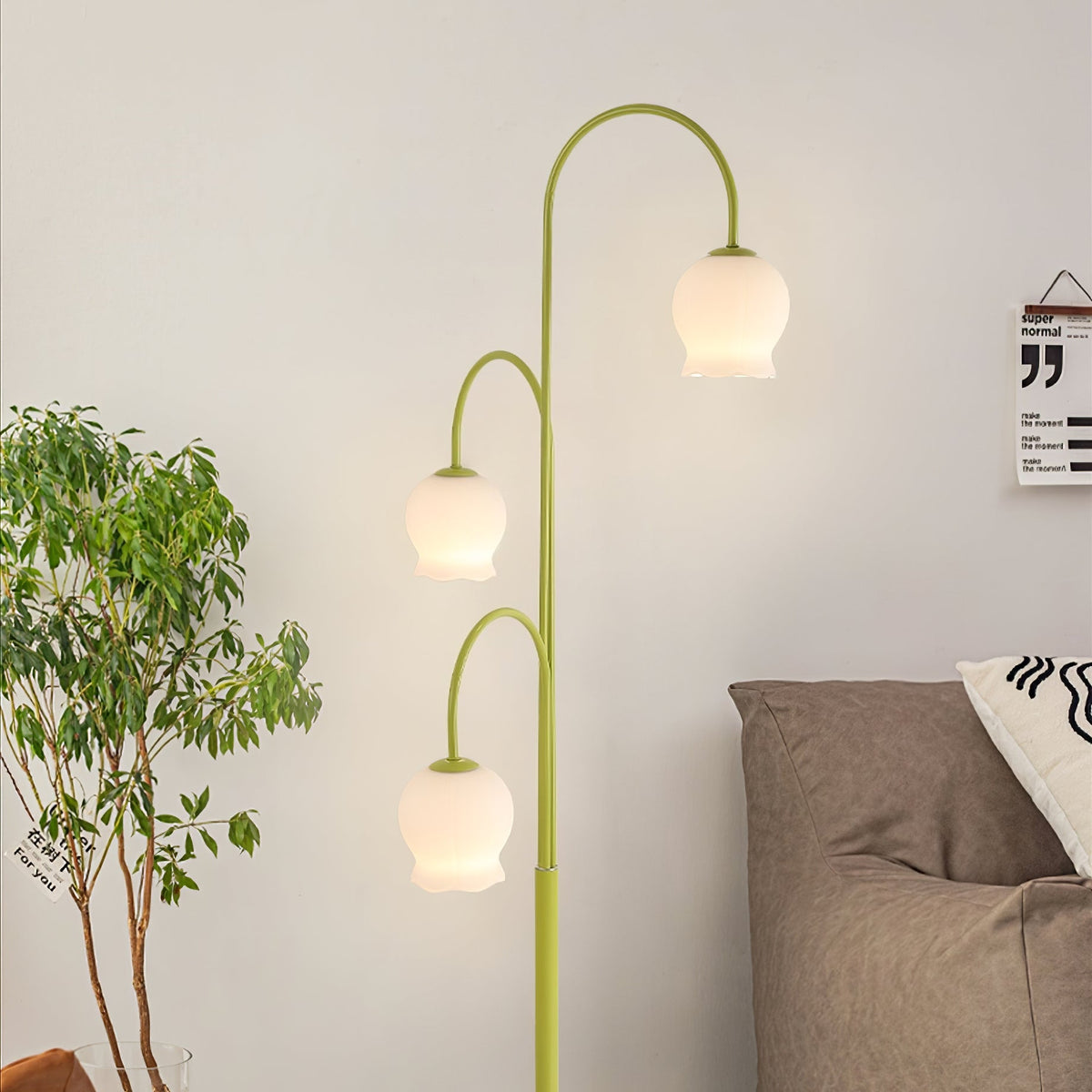 Candeeiro de pé Lilic Orchid