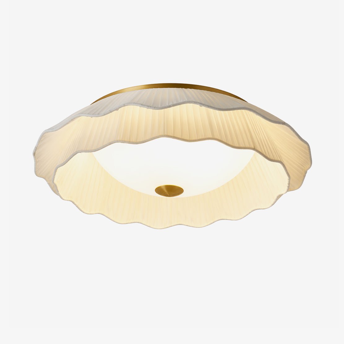 Celestian Epoque-plisseret loftlampe