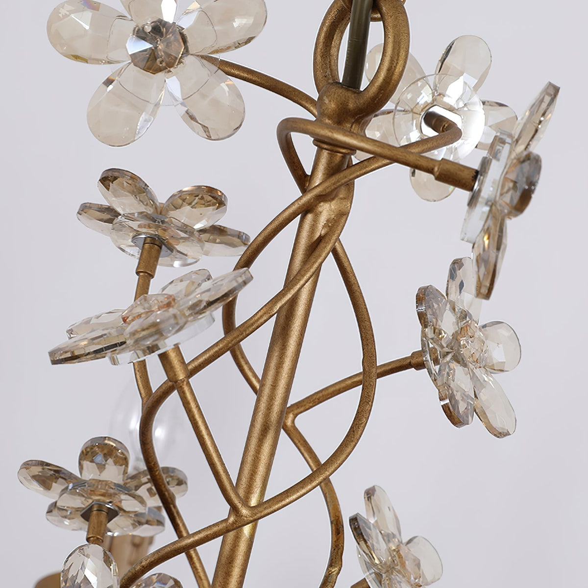 Ornuvyu Postmodern Luxury Clear Metal Crystal Chandelier