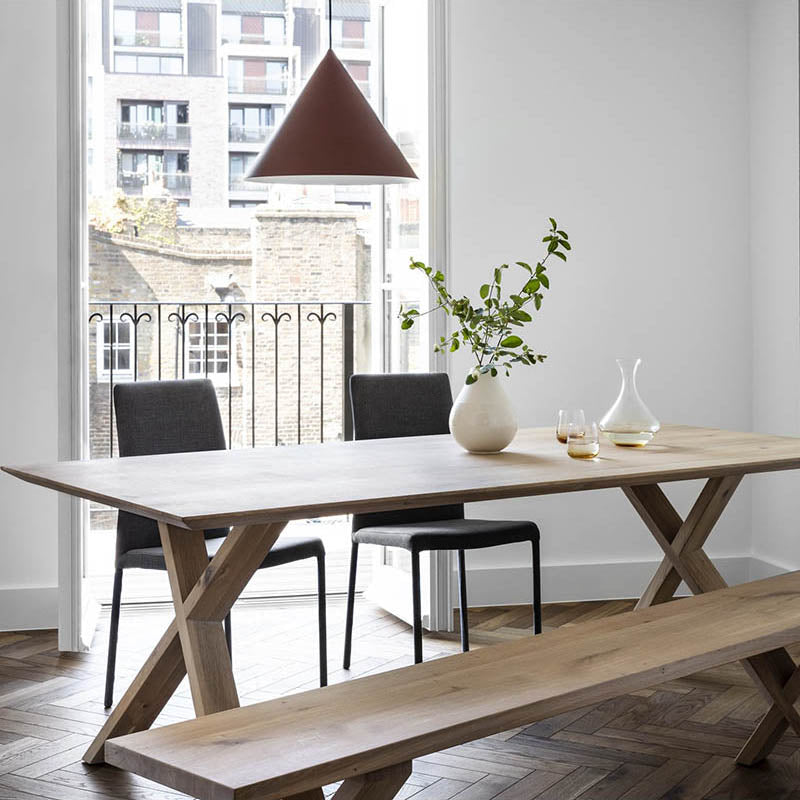 Candeeiro suspenso Caeluvyu em metal escuro de estilo minimalista moderno