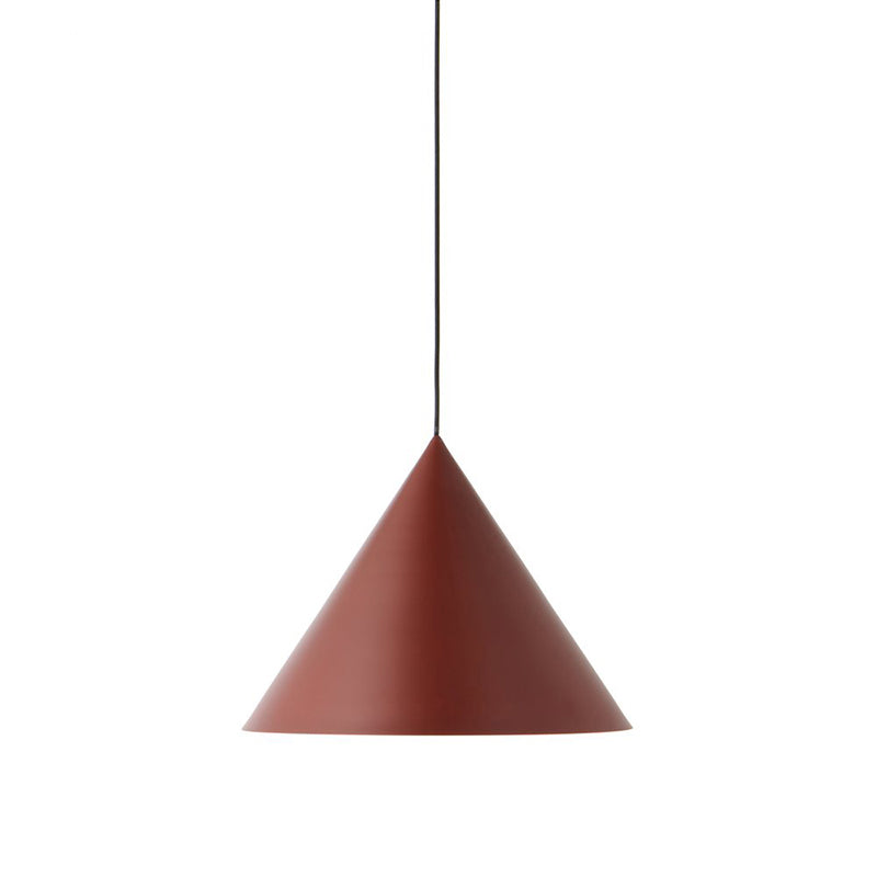 Candeeiro suspenso Caeluvyu em metal escuro de estilo minimalista moderno
