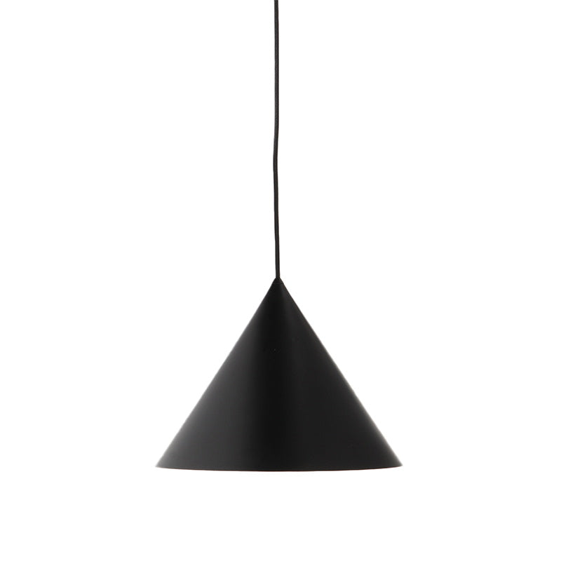 Candeeiro suspenso Caeluvyu em metal escuro de estilo minimalista moderno