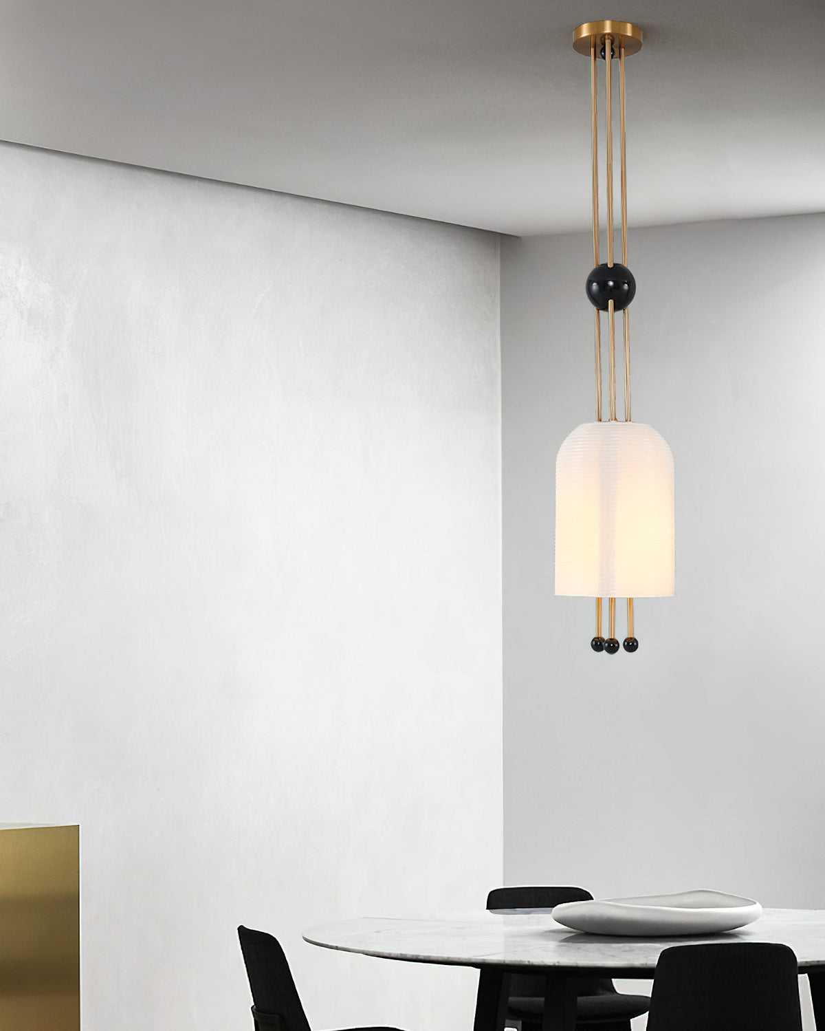 Qir traditionel elegant pendel i glas