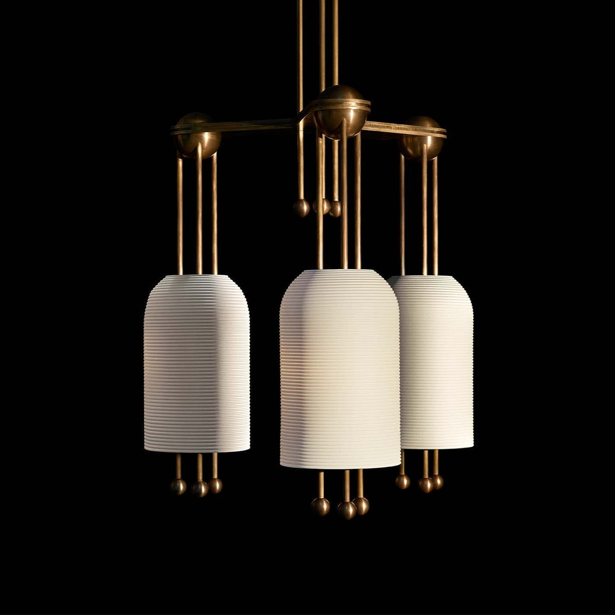 Qir traditionel elegant pendel i glas