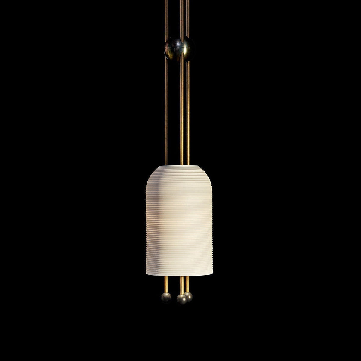 Qir traditionel elegant pendel i glas