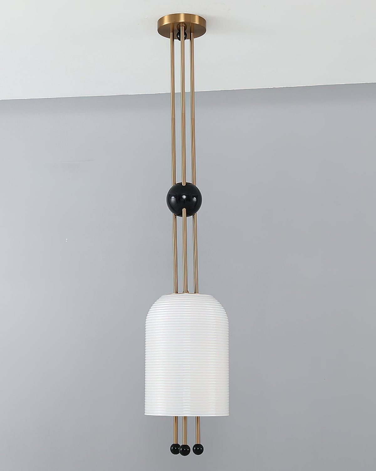 Qir traditionel elegant pendel i glas