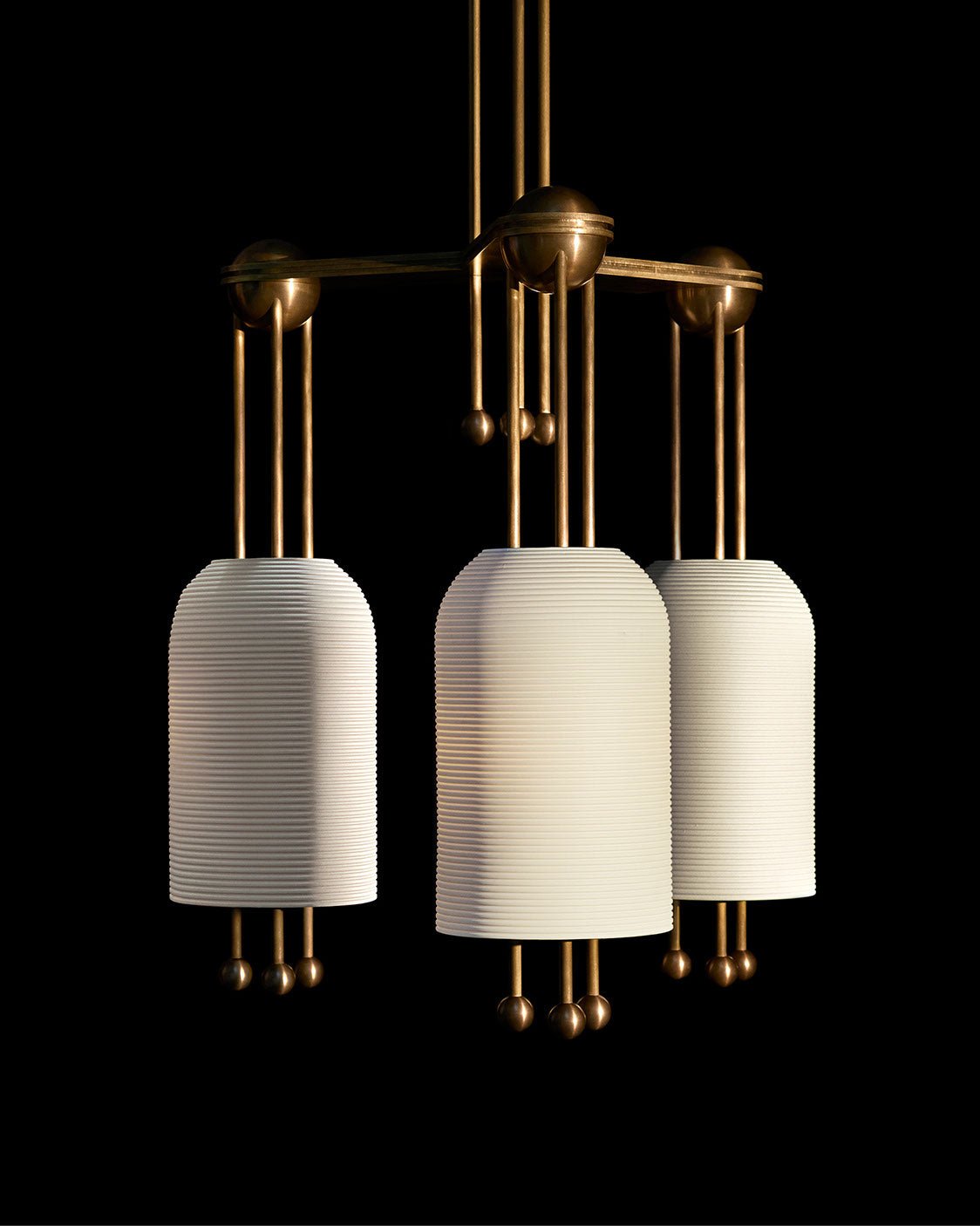 Qir traditionel elegant pendel i glas