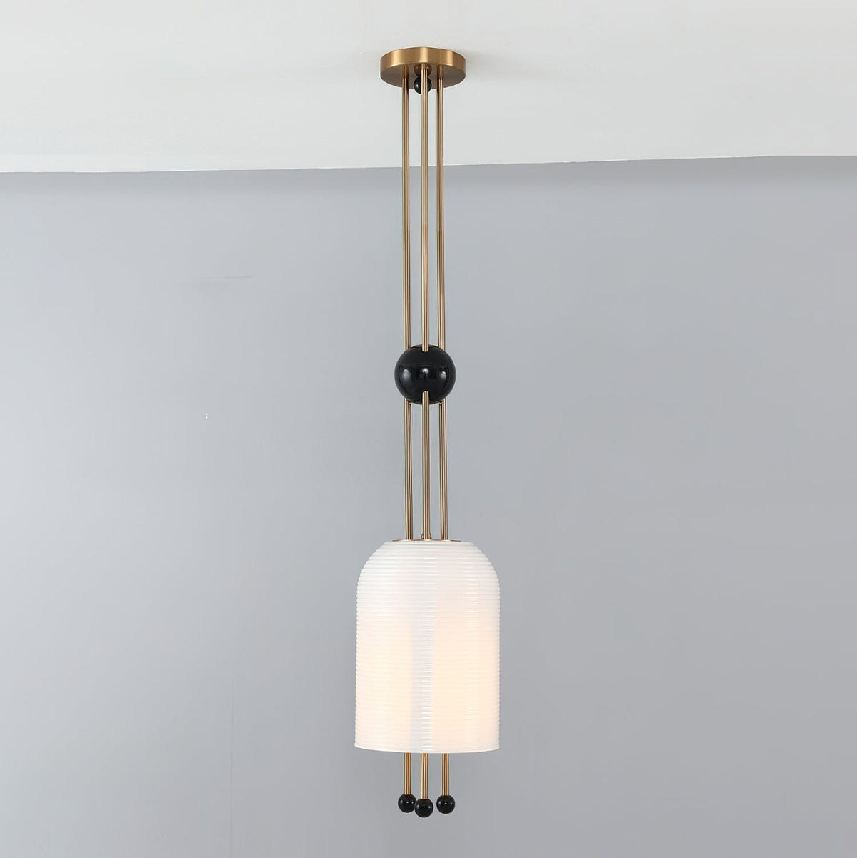 Qir traditionel elegant pendel i glas
