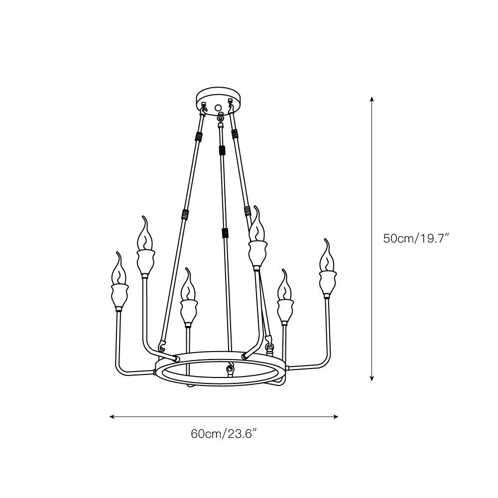 Candelabro de velas Mirerine