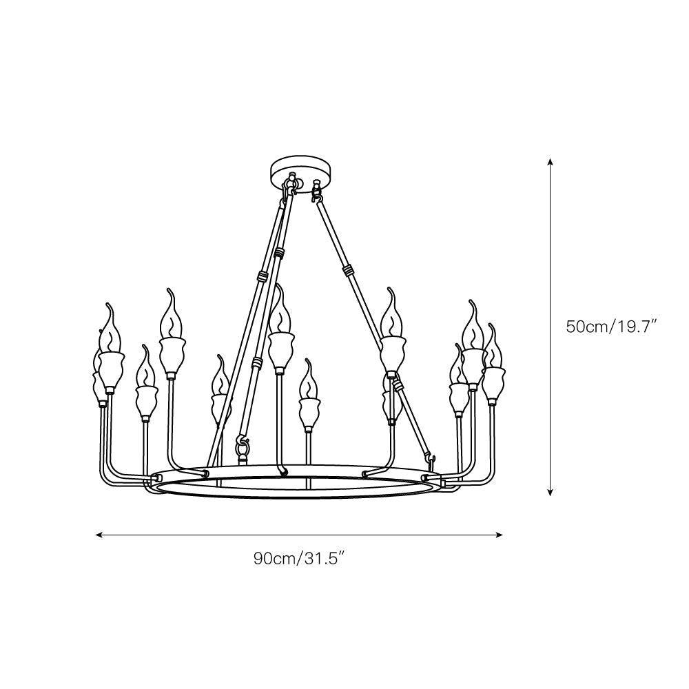 Candelabro de velas Mirerine
