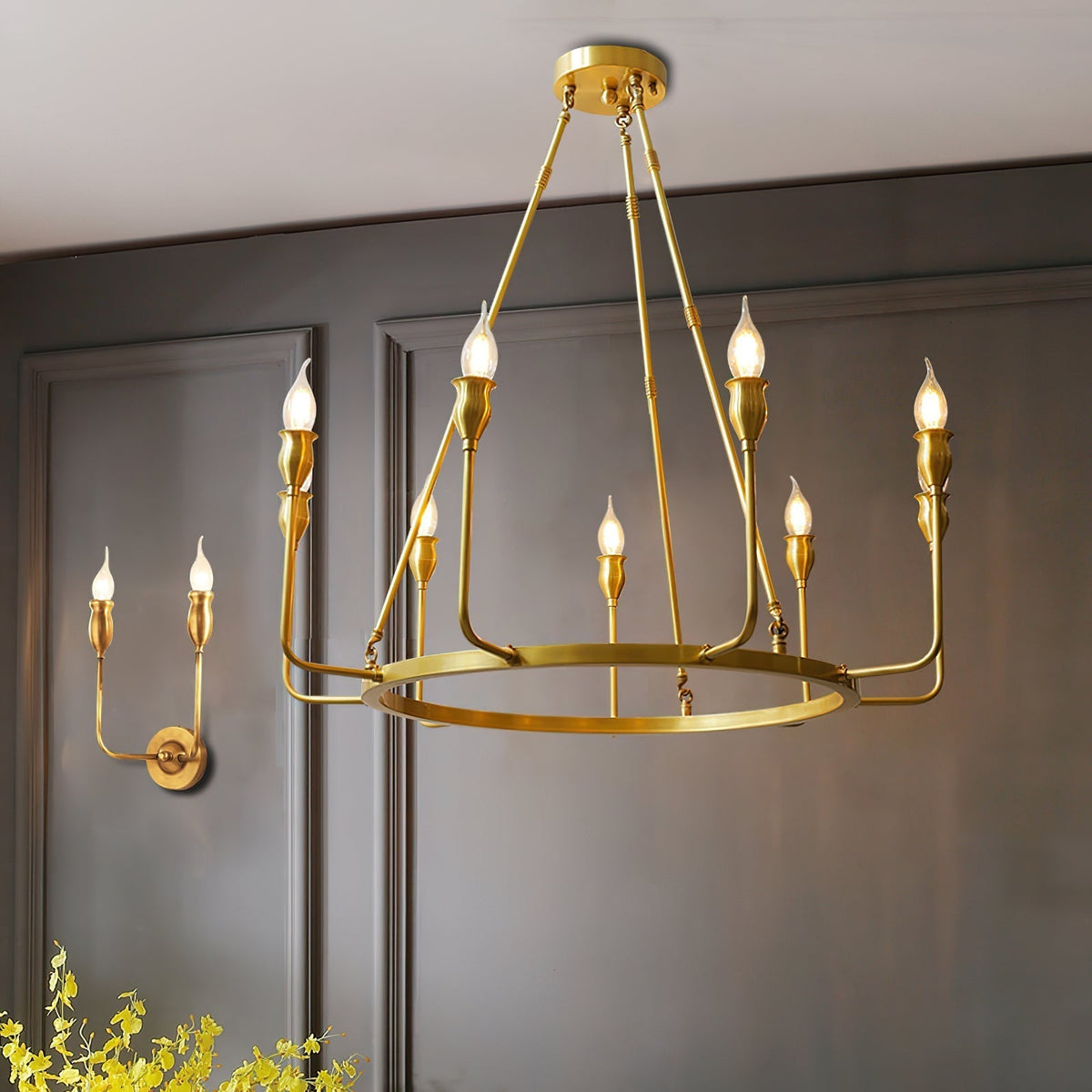 Candelabro de velas Mirerine