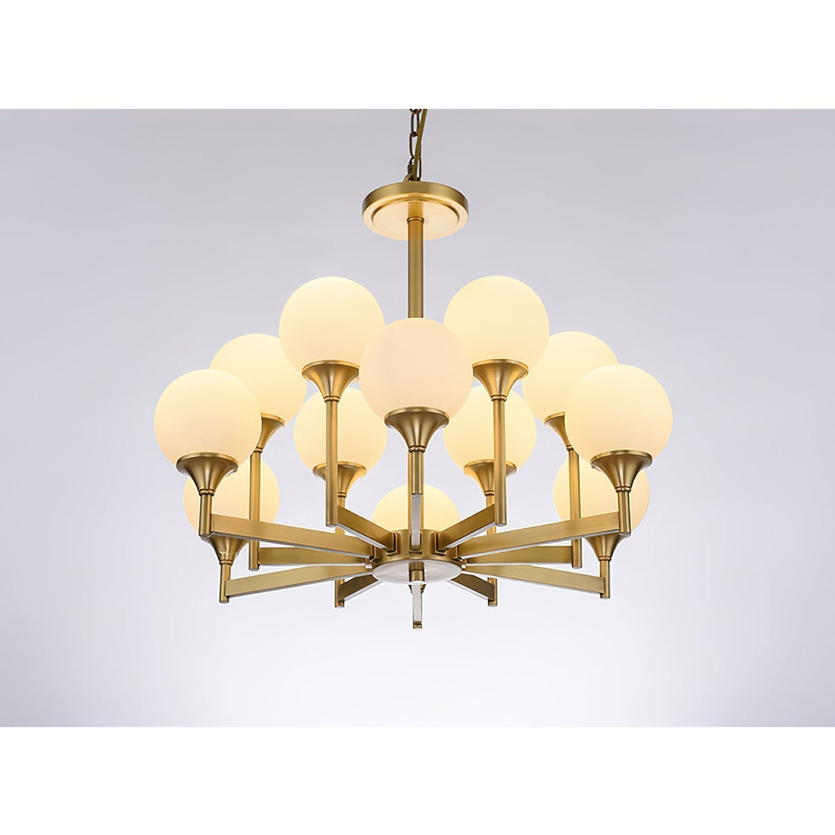 Candelabro de vidro industrial vintage Mavex