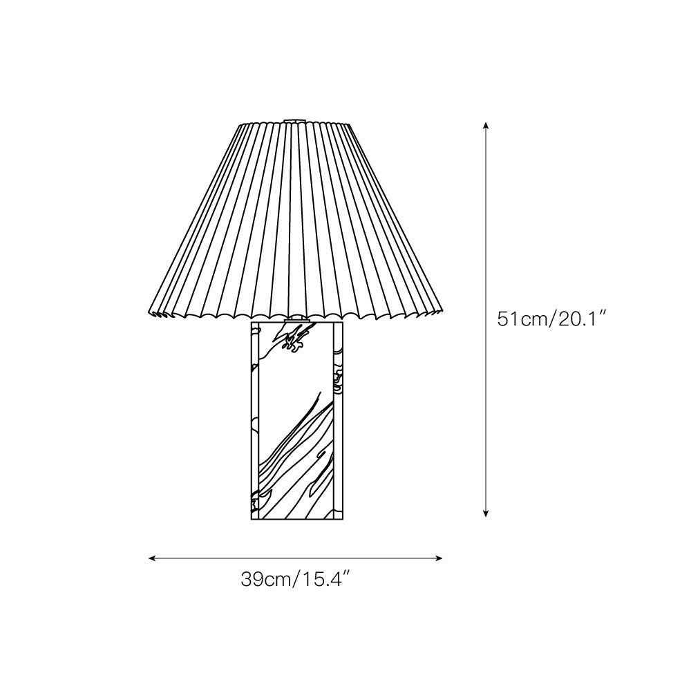 Teriinelia-bordlampe
