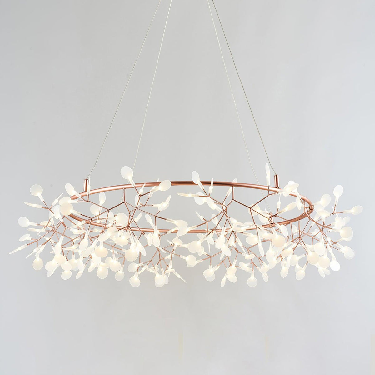 Olivia ainutlaatuinen pyöreä Sputnik-tyylinen art deco -kattokruunu, olohuoneeseen / makuuhuoneeseen