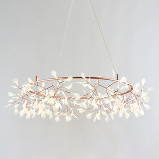 Olivia Modern LED Pendellampa Metall Guld Akryl Vardagsrum/Sovrum