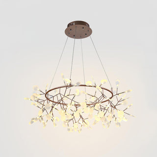 Olivia Modern LED Pendellampa Metall Guld Akryl Vardagsrum/Sovrum