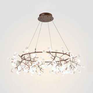 Olivia Modern LED Pendellampa Metall Guld Akryl Vardagsrum/Sovrum