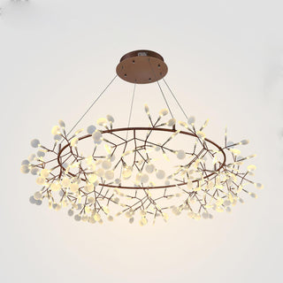 Olivia Modern LED Pendellampa Metall Guld Akryl Vardagsrum/Sovrum