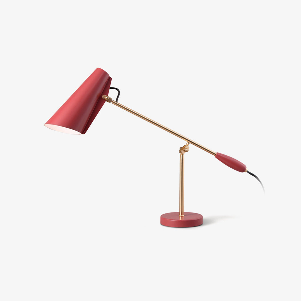 Candeeiro de mesa em aço Orbix de estilo mid-century