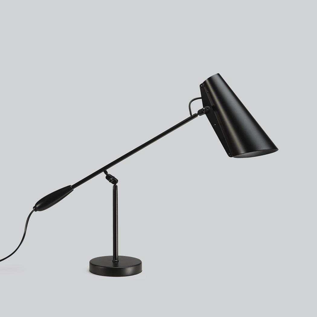 Candeeiro de mesa em aço Orbix de estilo mid-century