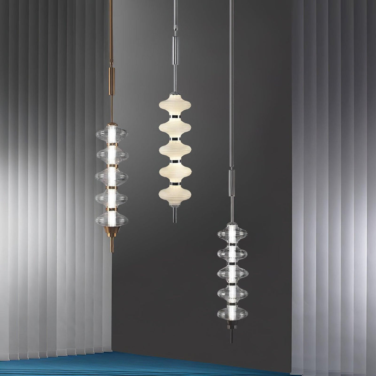 Vesperare pendellampa i glas