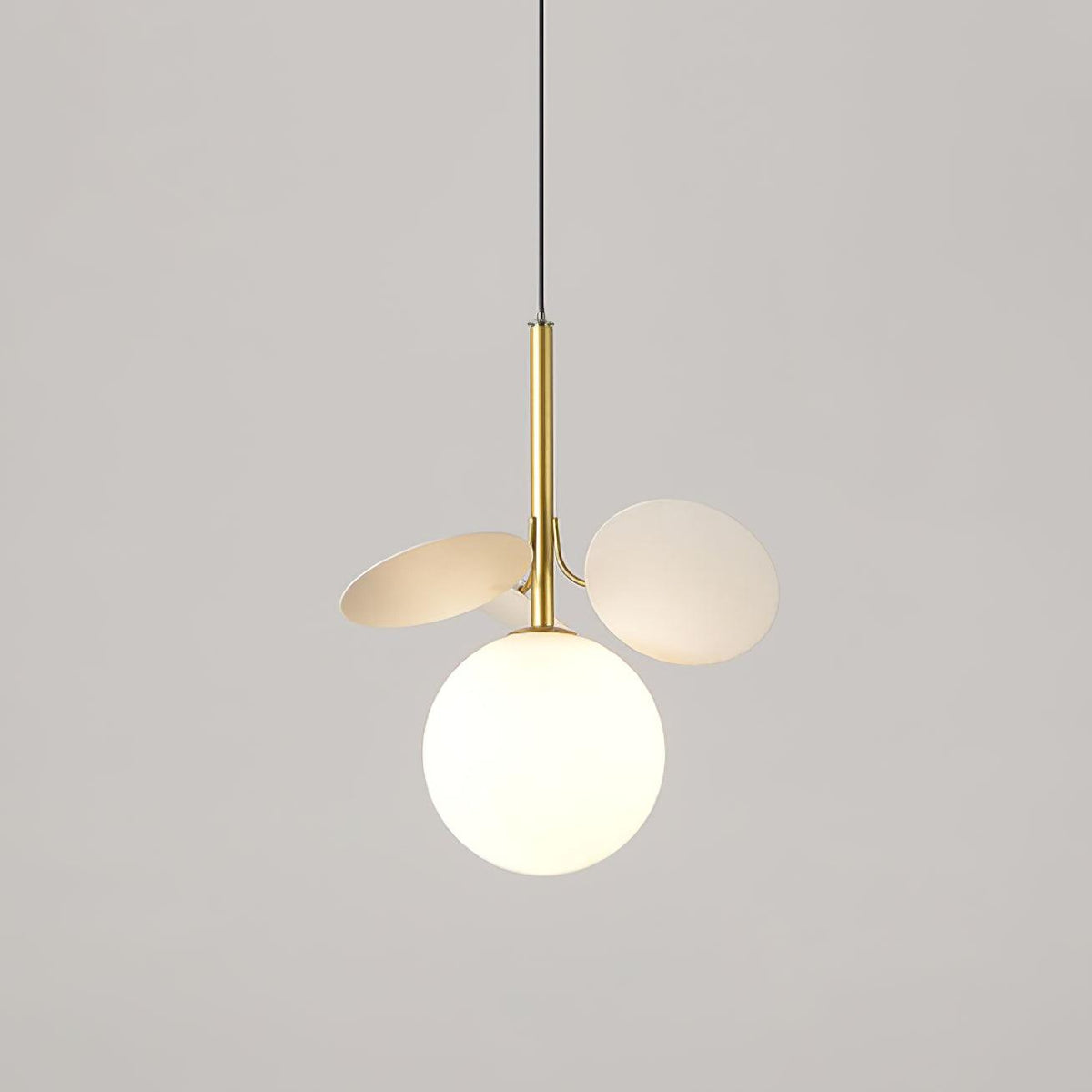 Ivphaus-pendellampa i glas