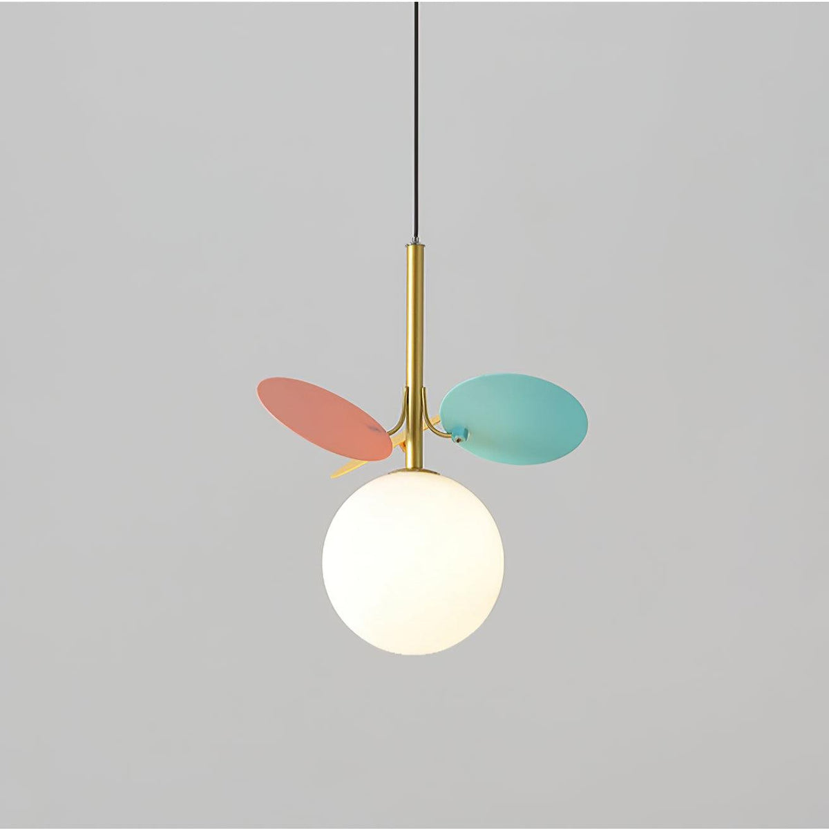 Ivphaus-pendellampa i glas