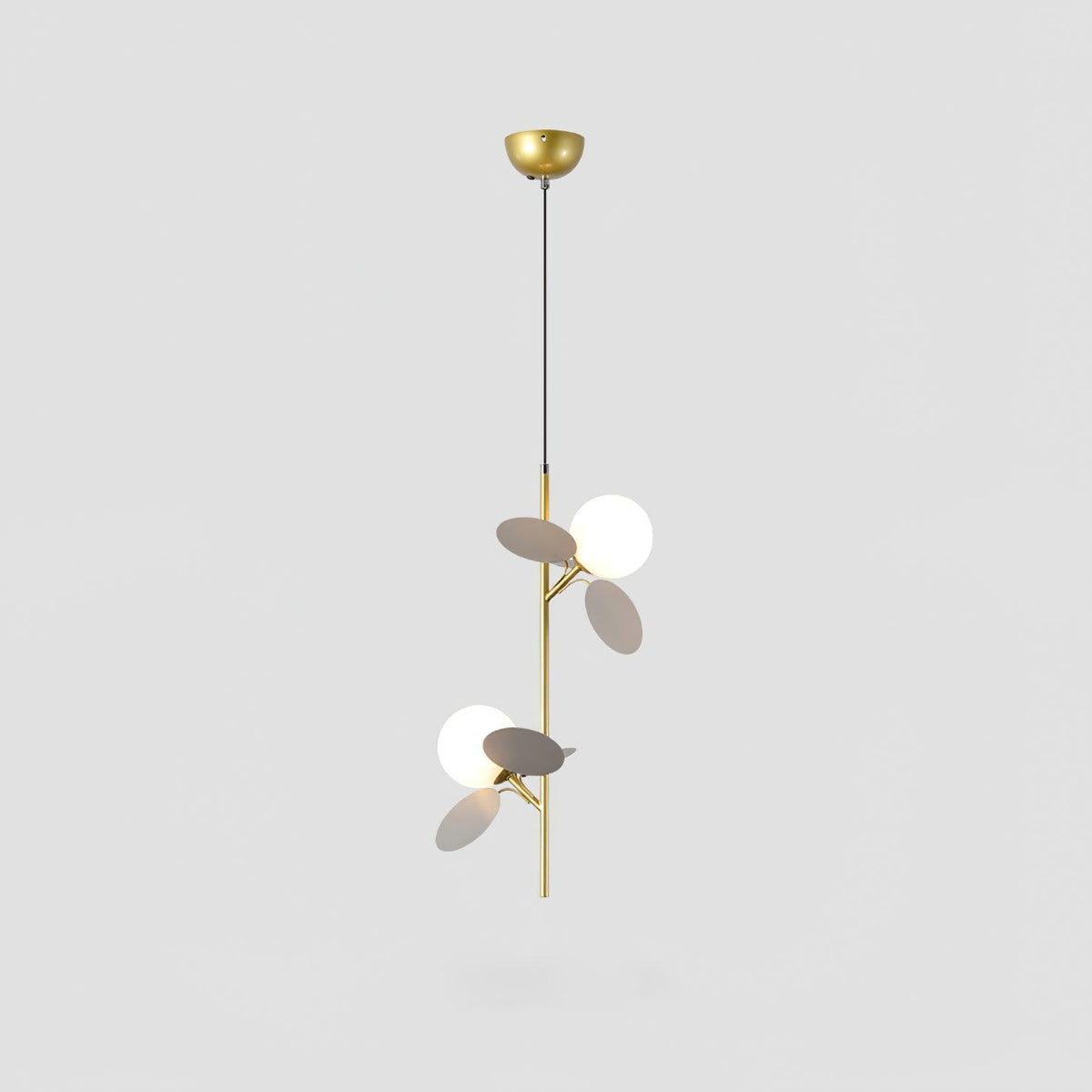 Ivphaus-pendellampa i glas