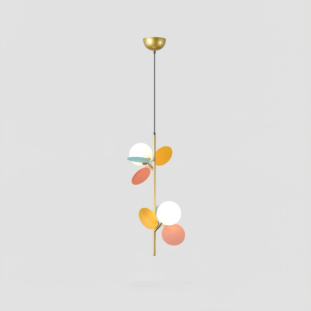 Ivphaus-pendellampa i glas