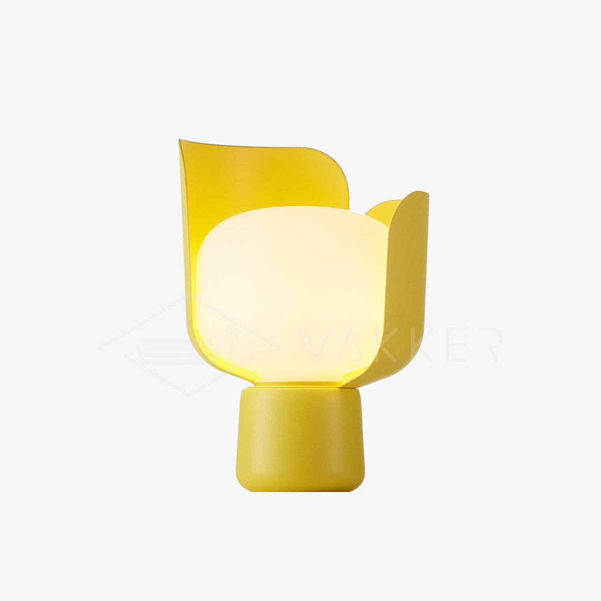 Zuri minimalistisk bordslampa i plast