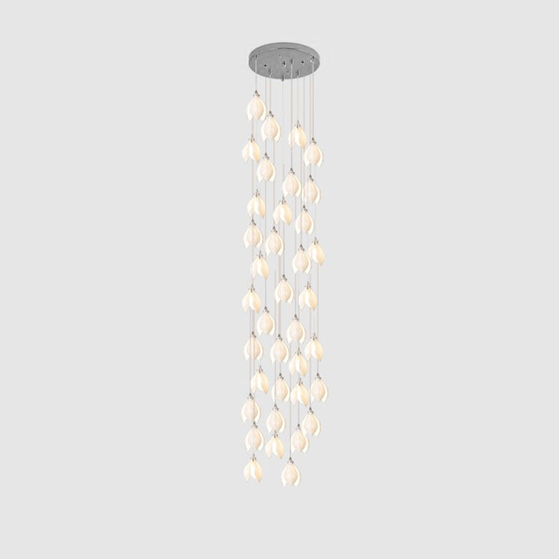 Fioenaya Pendant Lamp White Floral Ceramic