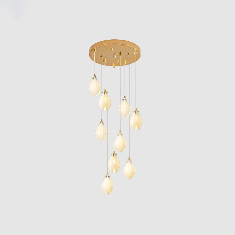 Fioenaya Pendant Lamp White Floral Ceramic