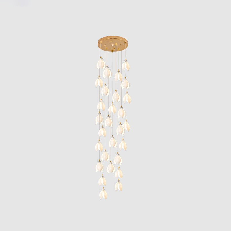 Fioenaya Pendant Lamp White Floral Ceramic