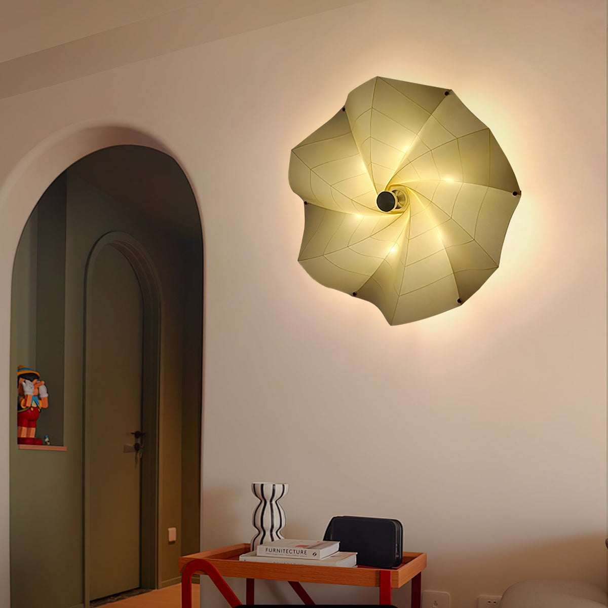 Liniise spiralformet pendel i stof