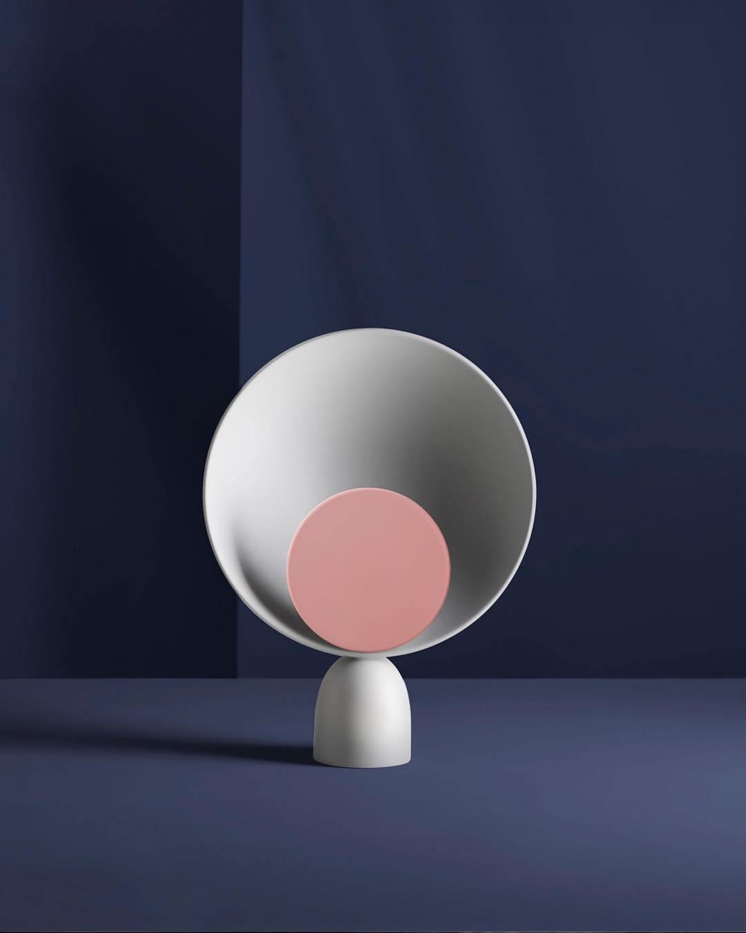 Prynd moderne bordlampe